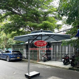 Dù che ngoài trời giá rẻ dù lệch tâm tròn 3m8 giá xưởng sản xuất