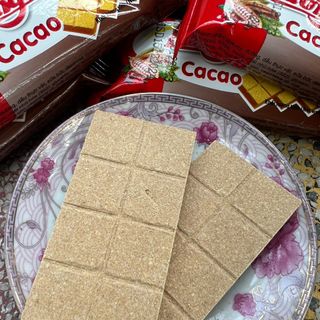 Lương khô Hải Châu 65gr/gói/2 thanh, vị CACAO, thơm béo, nhiều dinh dưỡng Combo 10 gói