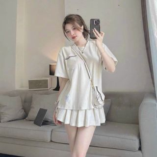 SÉT ÁO KÈM CHÂN VÁY XẾP LY(CÓ LÓT)