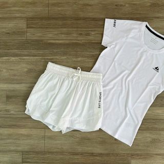 Set thể thao áo thun chính phẩm poly phối quần đùi 2 lớp xi dãn thoáng mát, trơn láng, co giãn thoải mái - size : M L Xl 2XL Ri 2222 Tách nửa ri được - 10 màu Sẵn kho