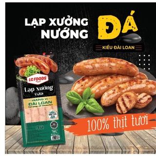 LẠP XƯỞNG Tươi Hương Vị Đài Loan Lacusina LC 700g 10 Cây, xúc xích nướng đá, lạp xưởng nướng đá giao hàng hỏa tốc HCM giá sỉ