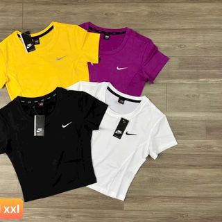 Croptop nữ logo thêu Size m l xl xxl Ri 2222 Tách nửa ri được