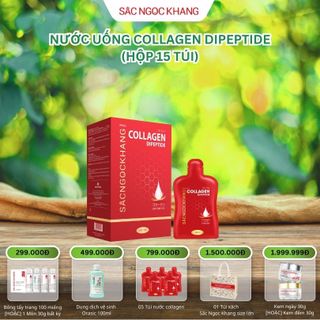 Nước Uống Collagen Dipeptide Sắc Ngọc Khang [Hộp 15 Túi] giá sỉ