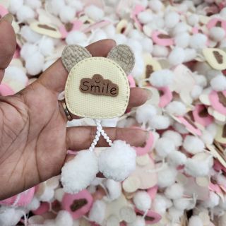 Gấu dán chân dài bông