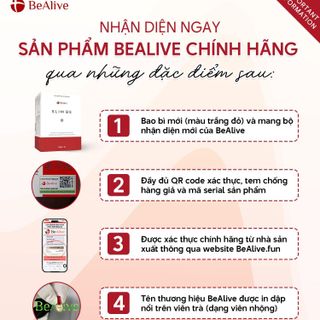 Giảm Cân Slim Be Của BEALIVE Hộp 30 Viên (Viên dập chữ, hộp màu đỏ)