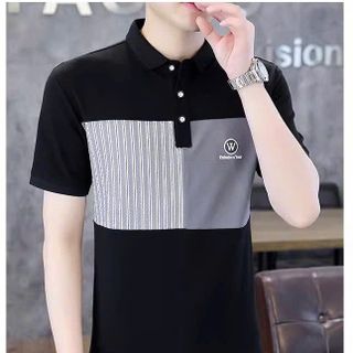 áo đen phối xám in dập nổi logo - giá sỉ cạnh tranh