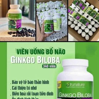 Viên uống bổ não Ginkgo Biloba 340 viên của Mỹ, hỗ trợ chăm sóc sức khỏe não bộ