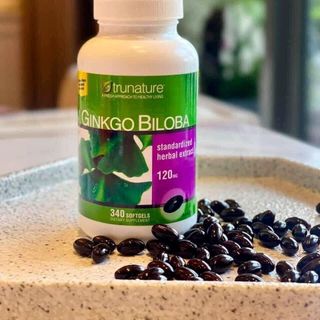 Viên uống bổ não Ginkgo Biloba 340 viên của Mỹ, hỗ trợ chăm sóc sức khỏe não bộ