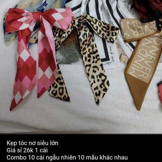 Kẹp tóc nơ siêu to nha nhiều mẫu