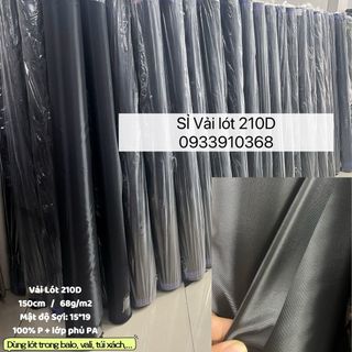 Vải lót 210D (vải lót balô túi xách )
