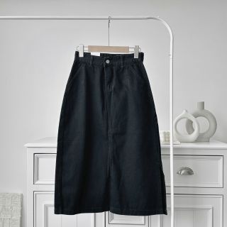 [ SHOPPUMI ]CHÂN VÁY JEAN DÀI 2 TÚI TRƯỚC XẺ BÊN 3 MÀU SML 13593