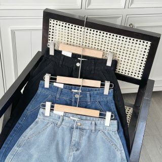 [ SHOPPUMI ]CHÂN VÁY JEAN DÀI 2 TÚI TRƯỚC XẺ BÊN 3 MÀU SML 13593