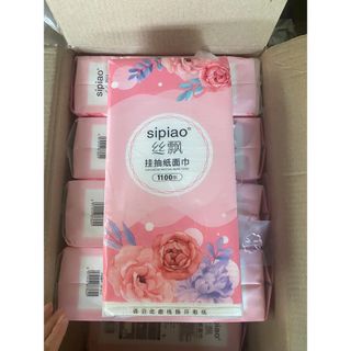 THÙNG 10 GÓI KHĂN GIẤY RÚT HOA HỒNG TIỆN LỢI