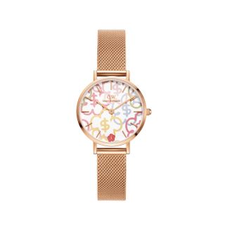 ĐỒNG HỒ NỮ CAO CẤP D.W RICH FLOWER DÂY LƯỚI MẶT TRÒN LIMITED 1