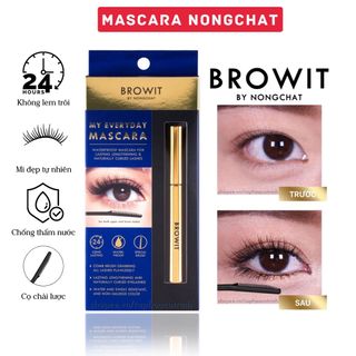 Mascara Nongchat Browit My Everyday chuốt và dưỡng dài làm dày mi chính hãng Thái Lan