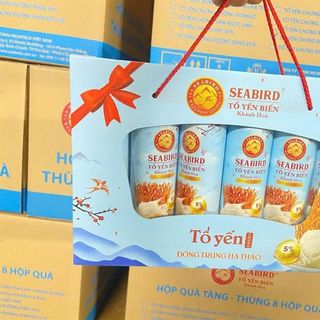 Nước Yến Lon Sea Bird Đủ vị , Date T3/2026 (Thùng 10 Xách x 6 Lon)