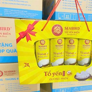 Nước Yến Lon Sea Bird Đủ vị , Date T3/2026 (Thùng 10 Xách x 6 Lon)