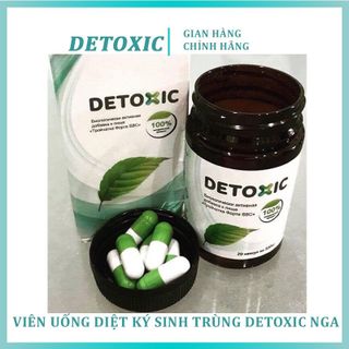 Viên uống diệt ký sinh trùng Detoxic của Nga