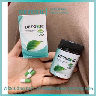 Viên uống diệt ký sinh trùng Detoxic của Nga