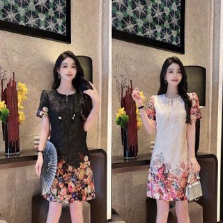 ĐẦM SUÔNG CAO CẤP LỤA NHẬP Siêu Mềm Mịn, Mát Mẻ, Sang Trọng