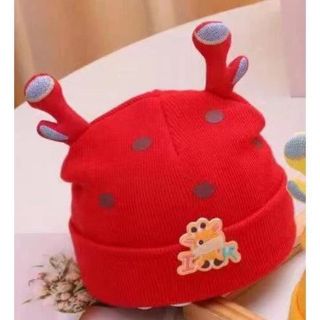 Mũ Nón Len Tai Hươu Chấm Bi Cho Bé 0-12 Tháng Tuổi Mềm Mại Co Giãn Tốt MAMI BABI