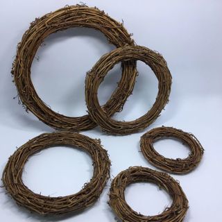 Vòng cỏ bện handmade, vòng dây rừng nhiều mẫu nhiều kích thước làm vòng nguyệt quế noel, vòng hoa