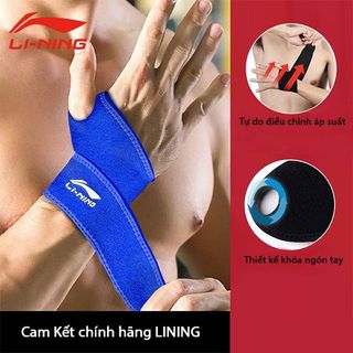 Băng quấn cổ tay chính hãng LINING AQAH254-1, bảo vệ cổ tay, phục hồi chấn thương