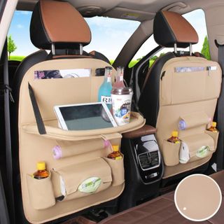 Túi Da Để Đồ Sau Lưng Ghế Xe Ô tô 6 Ngăn