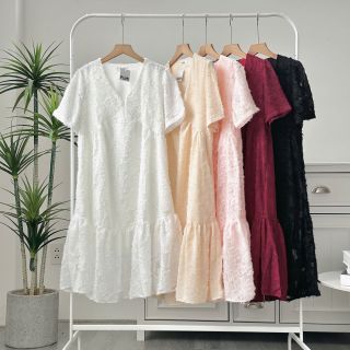 [SHOPPUMI] ĐẦM LÔNG BÔNG CÚC DÁNG SUÔNG ĐUÔI CÁ NHIỀU MÀU FREESIZE PUMI 15923