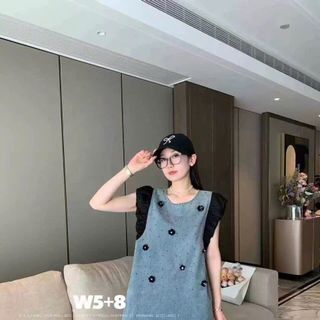 ĐẦM JEAN KẾT HOA NỔI - Đẳng Cấp Thời Trang Nữ