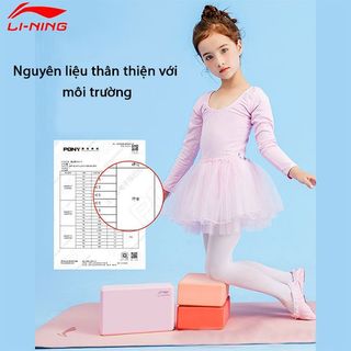 Gạch tập YOGA chính hãng LINING LJSP495 chất liệu EVA nhẹ, không thấm nước