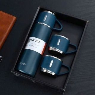 BÌNH GIỮ NHIỆT KÈM 2 LY INOX CAO CẤP