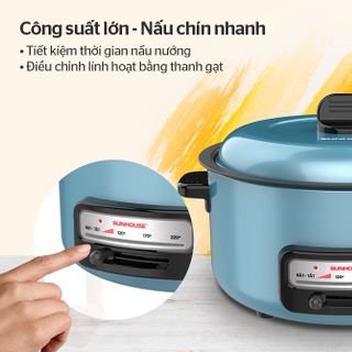 NỒI LẨU ĐIỆN 3,5L SUNHOUSE SHD4527