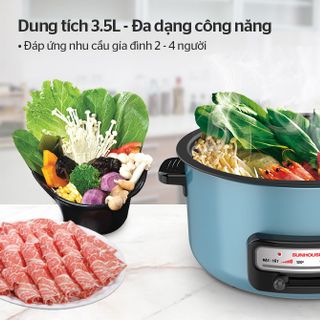 NỒI LẨU ĐIỆN 3,5L SUNHOUSE SHD4527