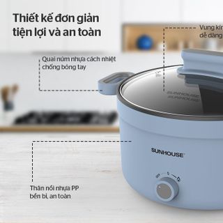 NỒI LẨU ĐIỆN 3.5L SUNHOUSE SHD4528