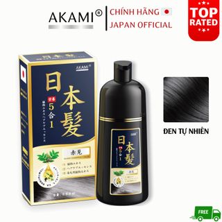 Dầu gội nhuộm phủ bạc tóc Akami Nhật Bản chính hãng - Nho Tím