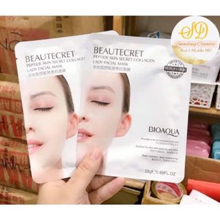 Mặt Nạ Thủy Tinh Bioaqua Collagen Căng Bóng
