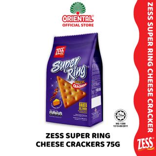 Bim bim snack phô mai hình nhẫn Super Ring 60g nhập khẩu Malaysia An Gia Sweets Snacks
