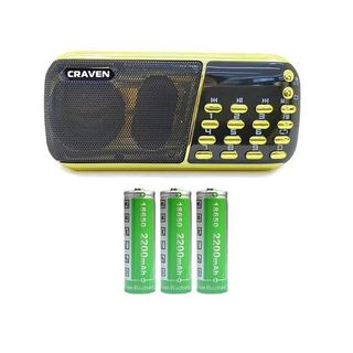 LOA NGHE ĐÀI 3 PIN USB CRAVEN CR- 853