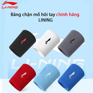 Băng chặn mồ hôi tay chính hãng LINING LDEP970 mềm mại,thấm hút mồ hôi, co giãn thoải mái