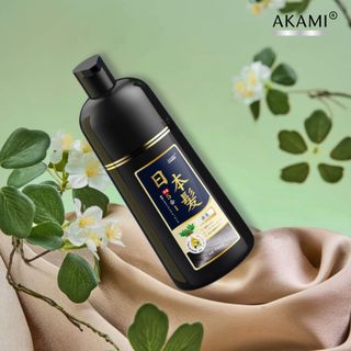 Dầu gội nhuộm phủ bạc tóc Akami Nhật Bản chính hãng - Nâu Cà Phê