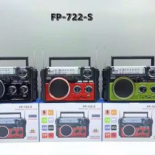 Đài FM Radio Bluetooth Năng Lượng Mặt trời Model FP-722-S
