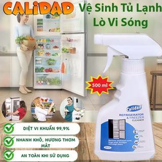 ￼Chai Xịt Vệ Sinh Tủ Lạnh, Lò Vi Sóng CALIDAD 500ml Vệ Sinh Khử Mùi Khử Khuẩn Hiệu Quả - Công Nghệ Nano Bạc Châu Âu giá sỉ