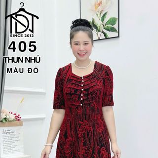 Đầm maxi trung niên dự tiệc sang trọng vải kim tuyến nhũ kim sa tặng mẹ co giãn tốt bigsize 80kg DN19