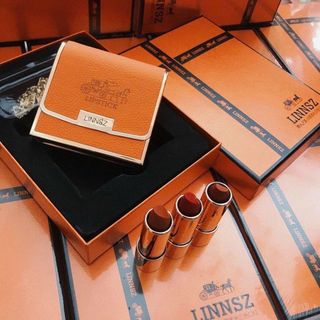 Set son túi xách Linnsz vỏ cam sang xịn nội địa trung
