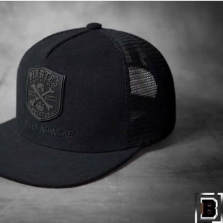 Mũ Hiphop Headwear Đen Snapback