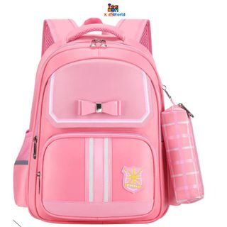 (Hàng Mới Về) Balo Tiểu Học Bé Trai, Bé Gái, Chống Thấm Nước Kèm Túi Bút Thiết Kế Tiện Lợi Cho Bé