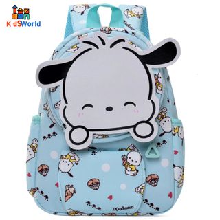 (Hàng Mới)Balo mầm non Bé Gái, Bé Trai Hình Kuromi, Cinamol.Mèo kitty, Melody, Kích thước 27*21*11cm