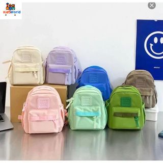 Balo mẫu giáo mini Basic chống thấm nước đi học bé trai,bé gái,Balo Nam,Balo Nữ KíchThước 20*10*22cm