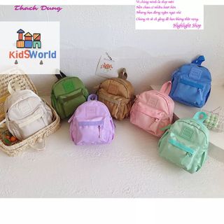 Balo mẫu giáo mini Basic chống thấm nước đi học bé trai,bé gái,Balo Nam,Balo Nữ KíchThước 20*10*22cm